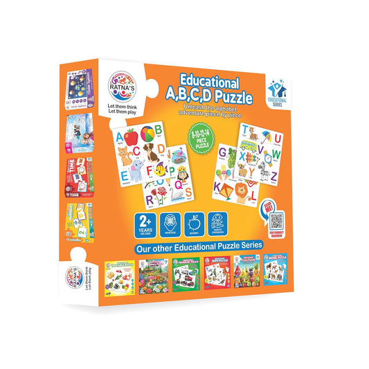Educational Jigsaw A,B,C,D - view 2