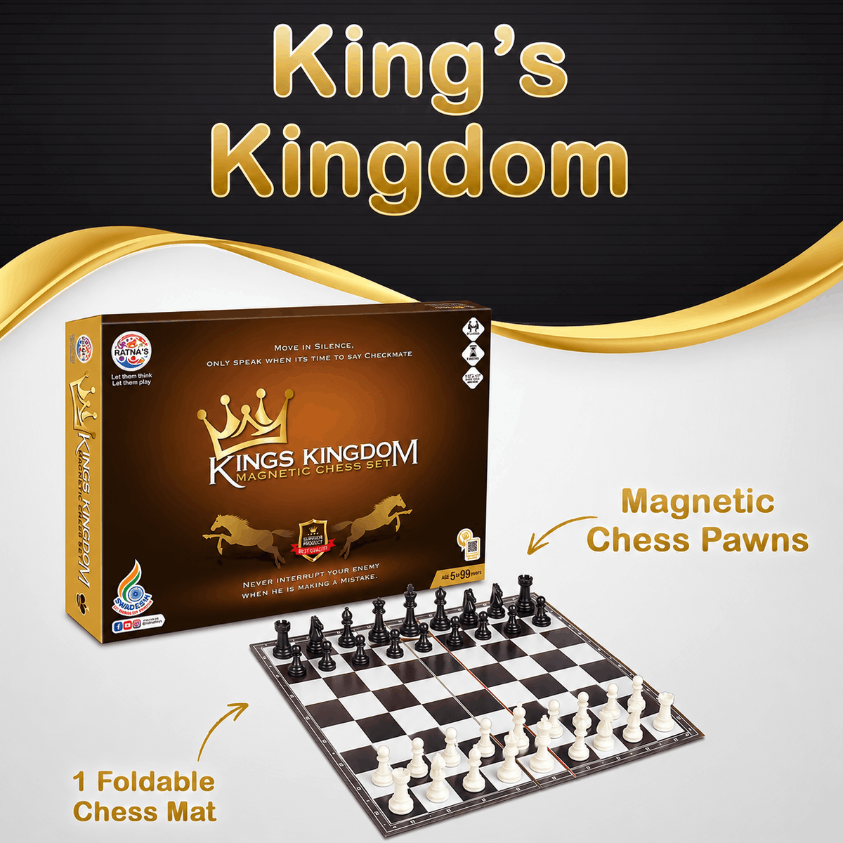Kings Kingdom Magnetic Chess - view 5