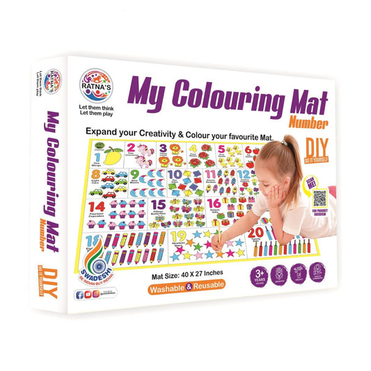 My Colouring Mat Number