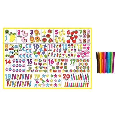 My Colouring Mat Number - view 2