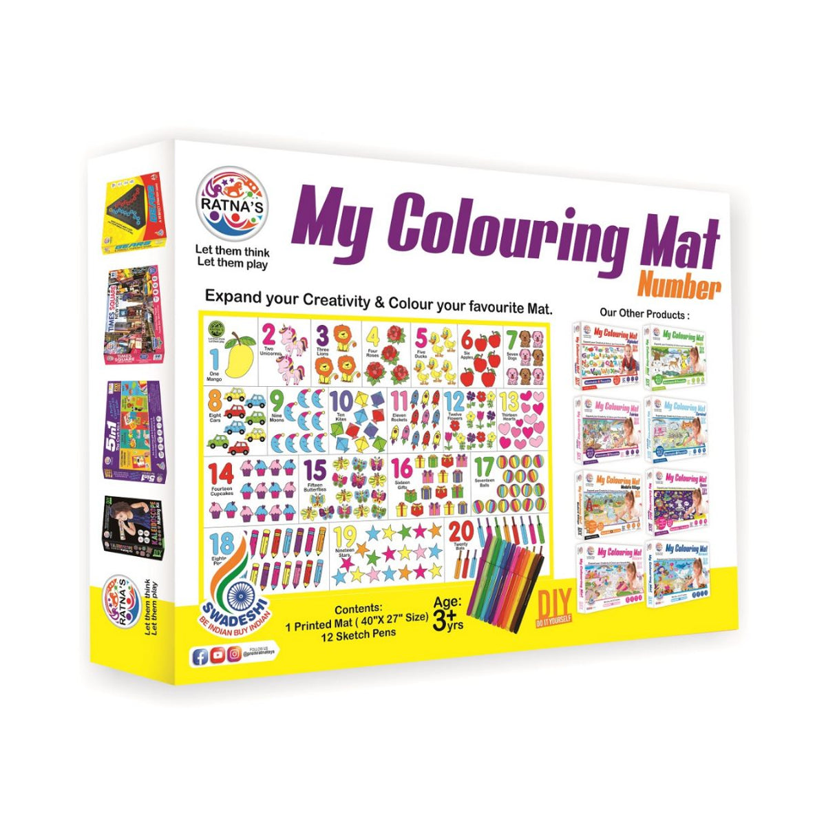 My Colouring Mat Number - view 3