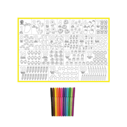 My Colouring Mat Number - view 6