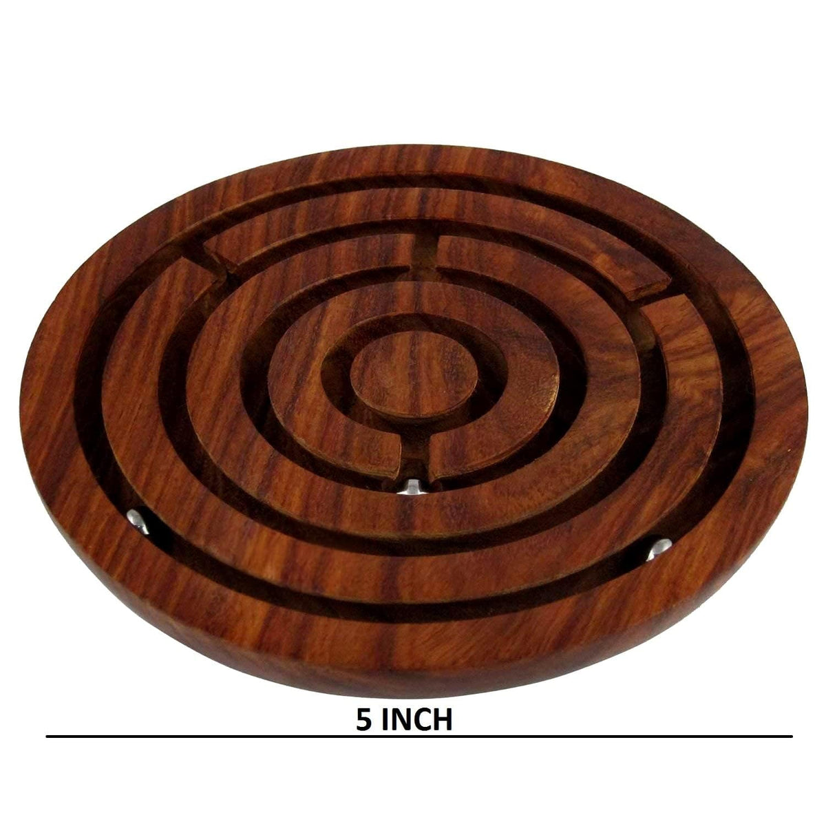 Wooden Labrynth Puzzle 5"G-404 - view 2