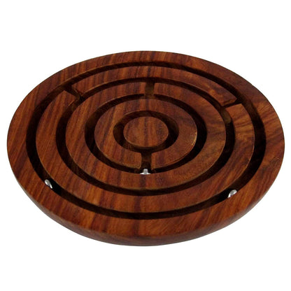 Wooden Labrynth Puzzle 5"G-404 - view 4