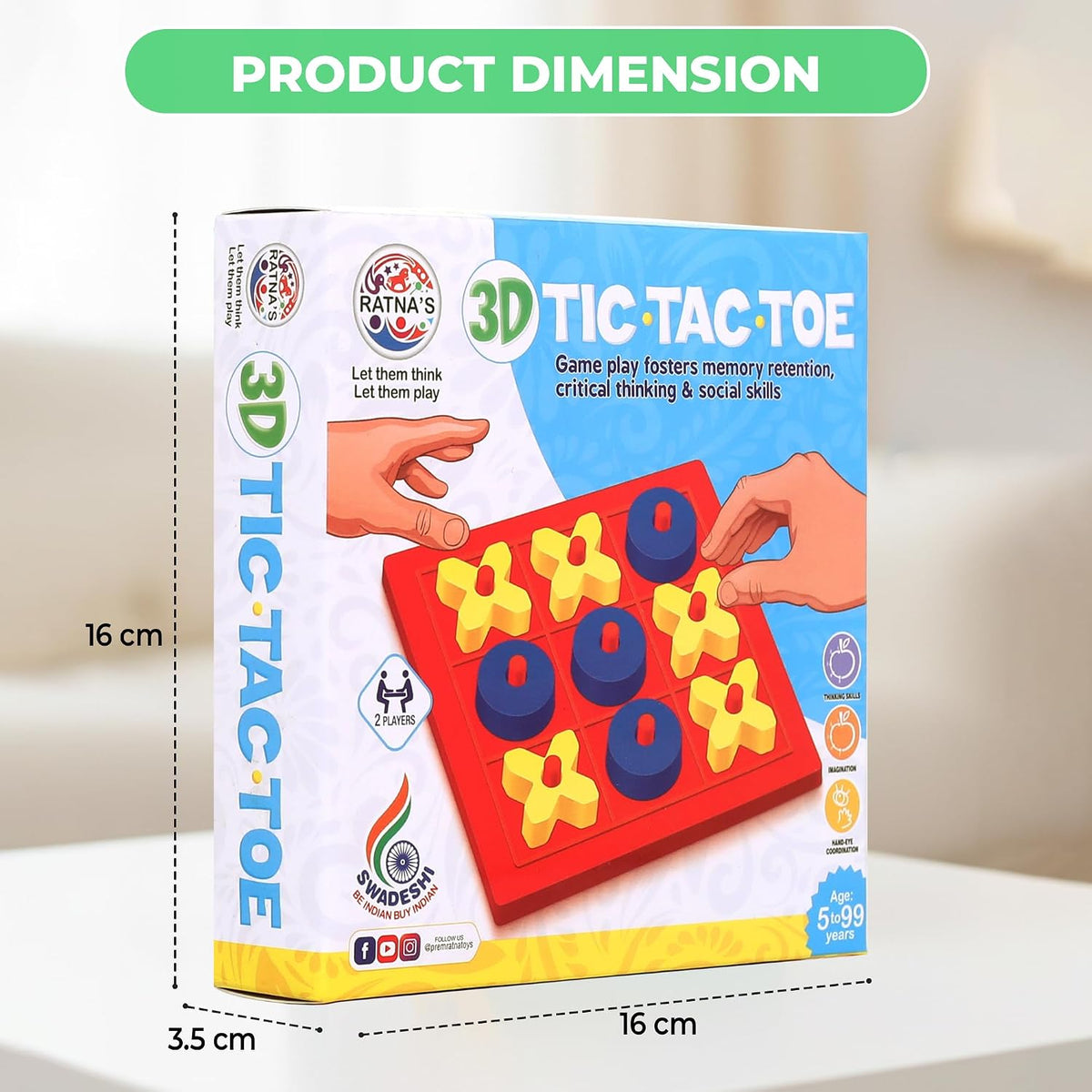 3D tic tac toe - view 5