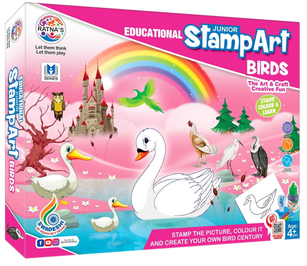 Stamp Art Birds (S)