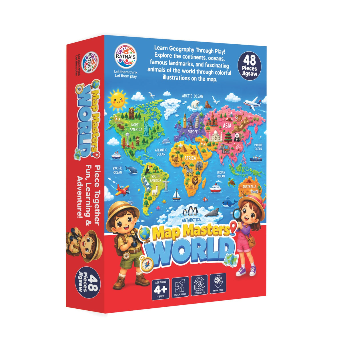 Map Masters Of World Jigsaw Puzzle