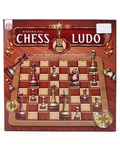 Wooden Art Chess & Ludo - view 5