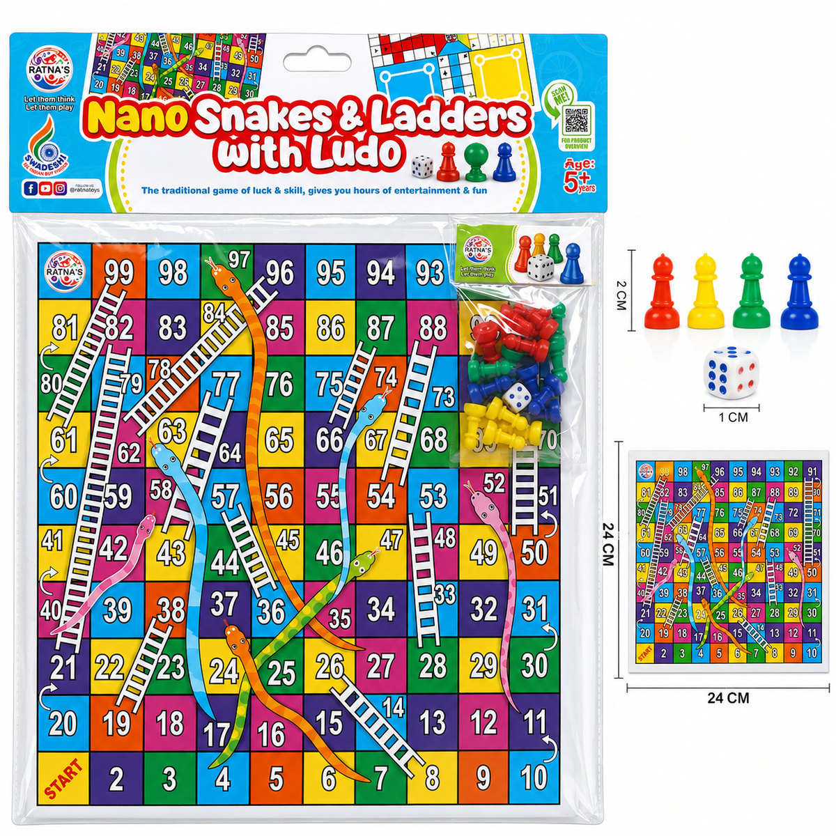 Nano Snakes & Ladder With Ludo (B) - view 5