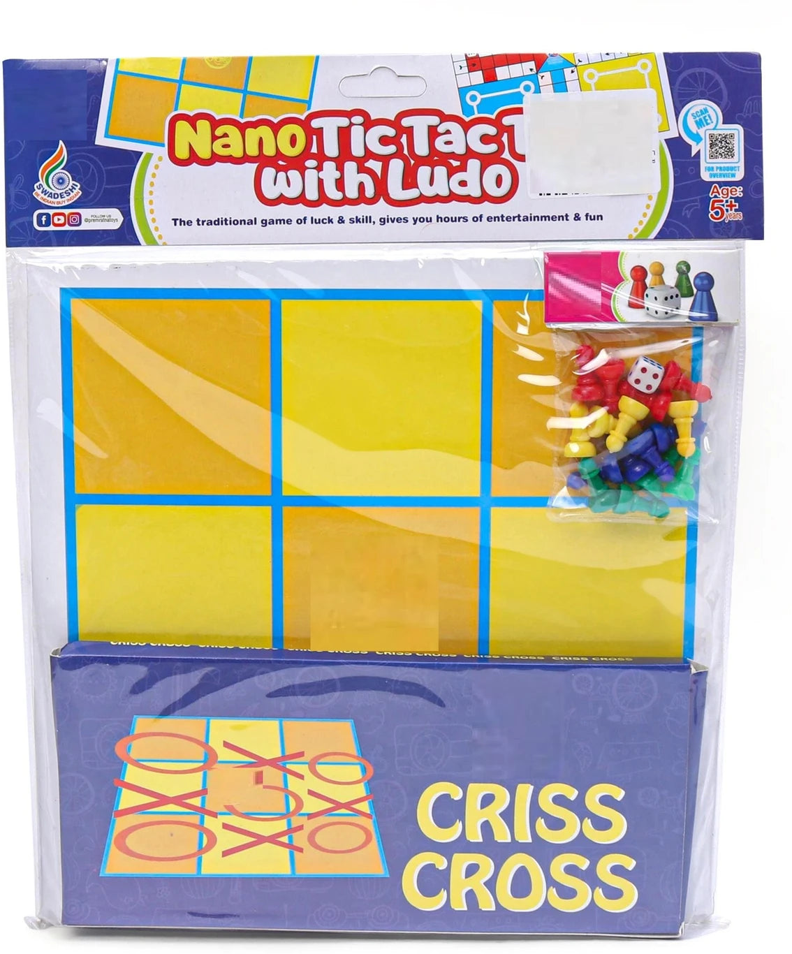 Nano Tic Tac Toe With Ludo
