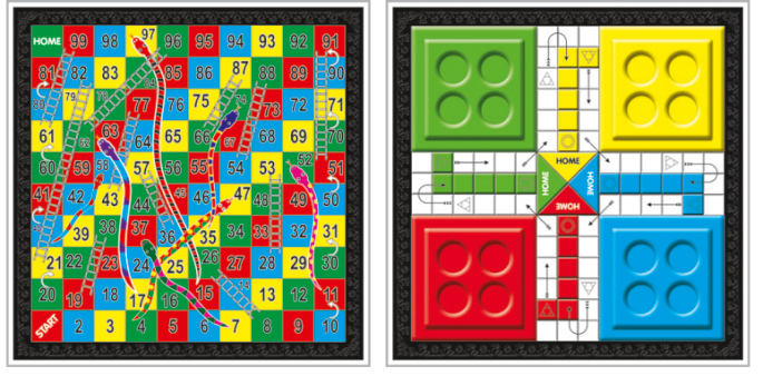 Ludo Wooden PVC (S)