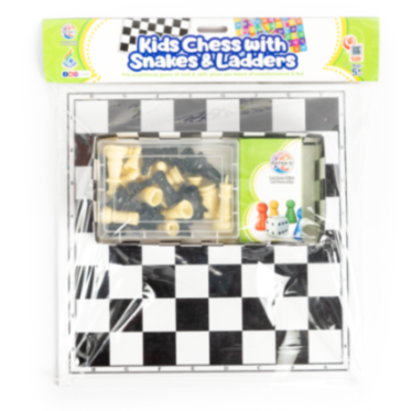 Kids Chess With Snakes & Ladder