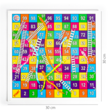 Kids Chess With Snakes & Ladder - view 2