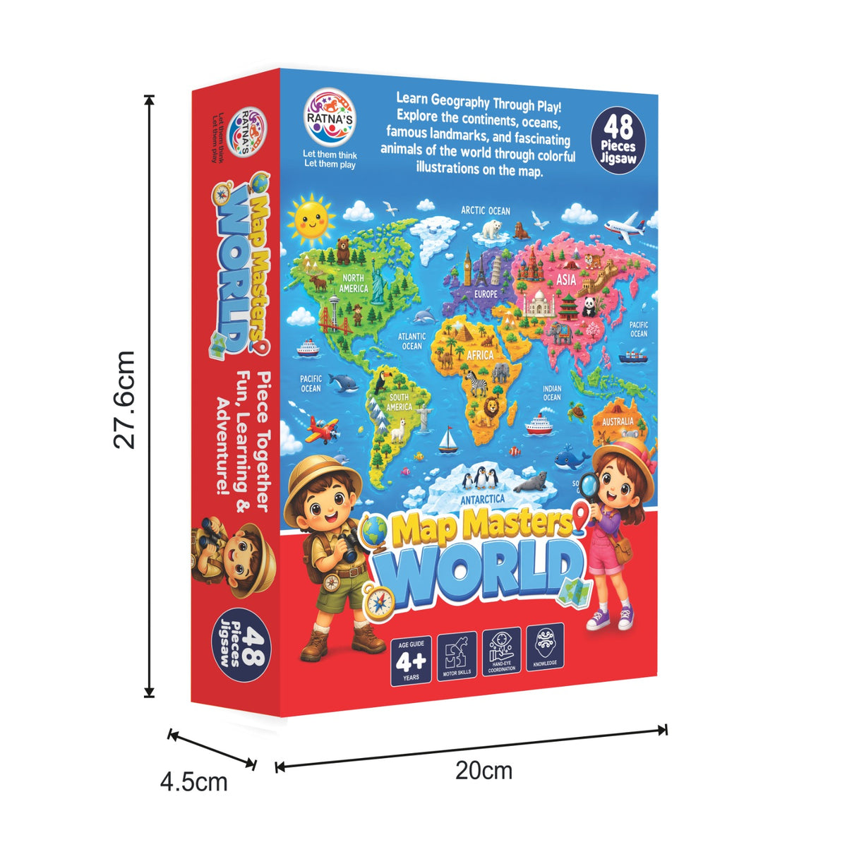 Map Masters Of World Jigsaw Puzzle - view 3