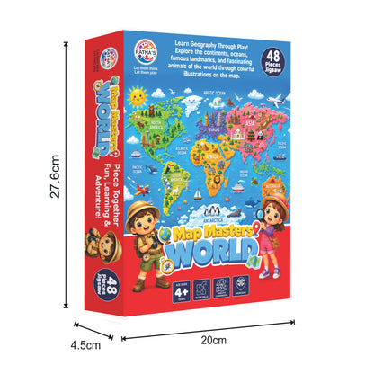 Map Masters Of World Jigsaw Puzzle - view 3