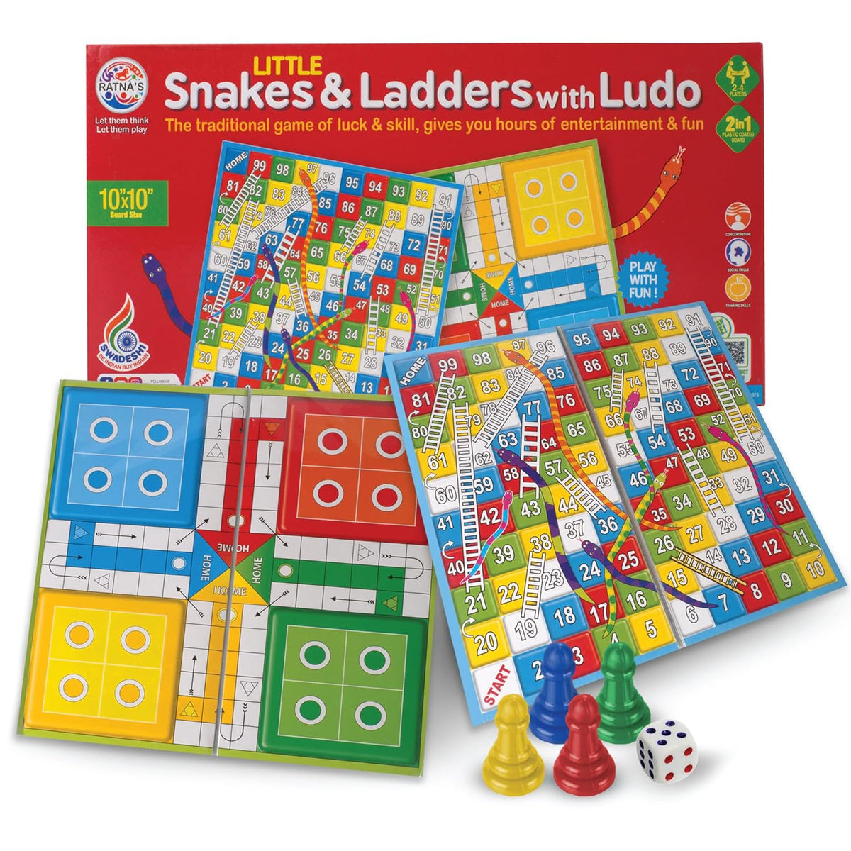 Little Snakes & Ladder + Ludo