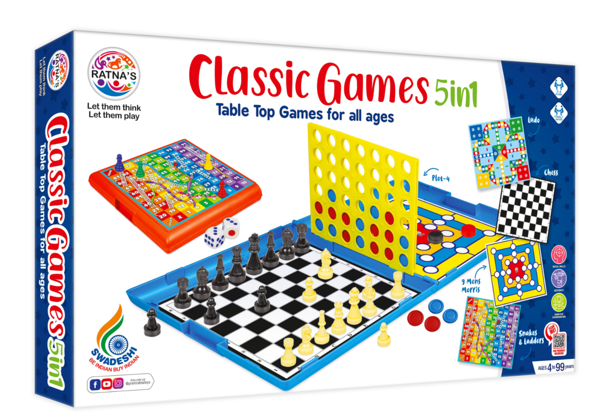 Classic Games 5 In 1
