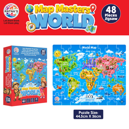 Map Masters Of World Jigsaw Puzzle - view 4
