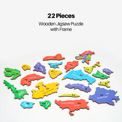 Wooden India Mapography - view 4