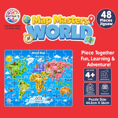 Map Masters Of World Jigsaw Puzzle - view 5