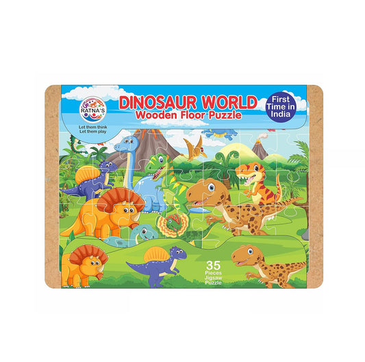 Dinosaur World Wooden Floor Puzzle