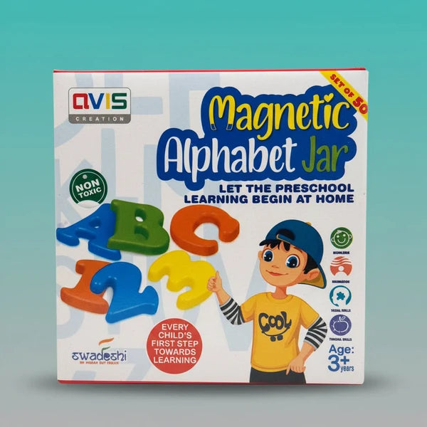 Magnetic Alphabet Jar