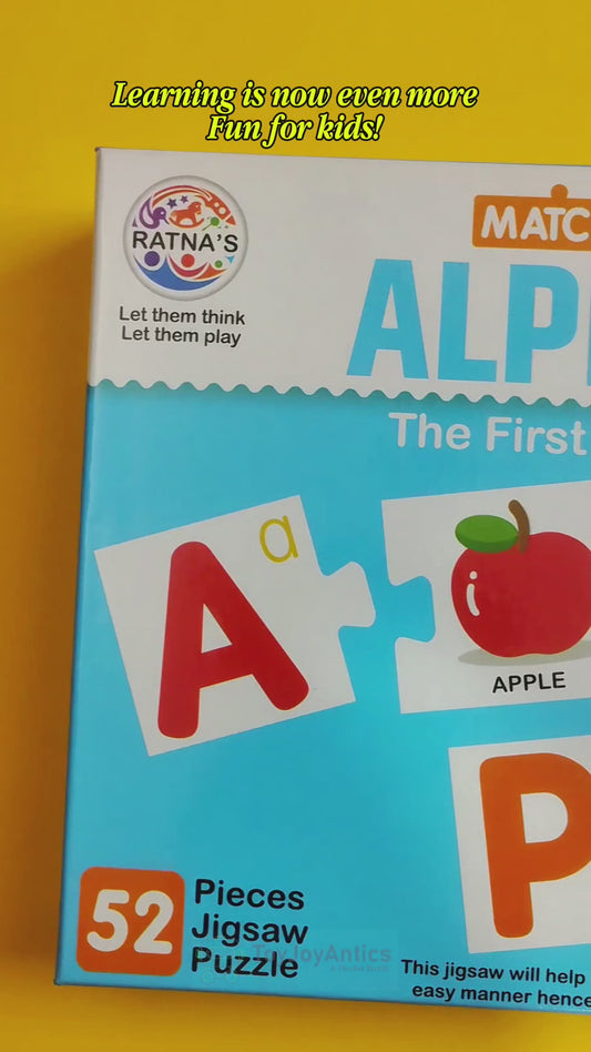 Match & Learn Alphabet Jigsaw - The First Learner Puzzle