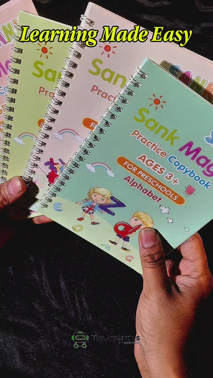 Magic Practice Copybook - Reusable Handwriting Practice Set