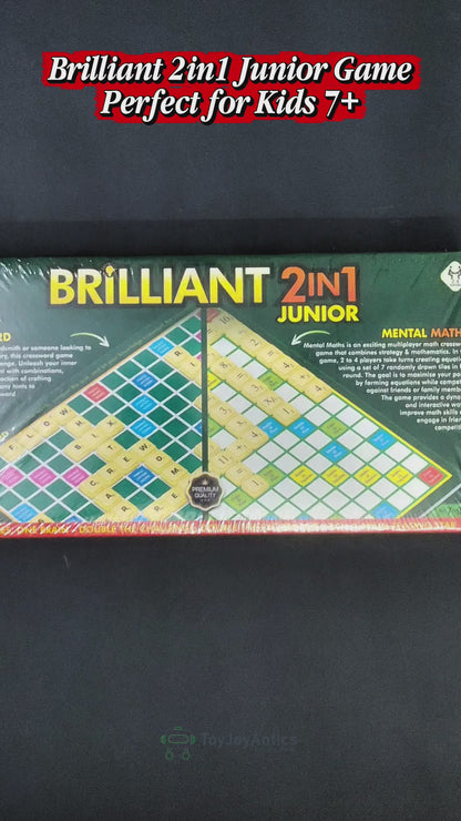 Brilliant 2 in 1 Junior - Crossword and Mental Maths